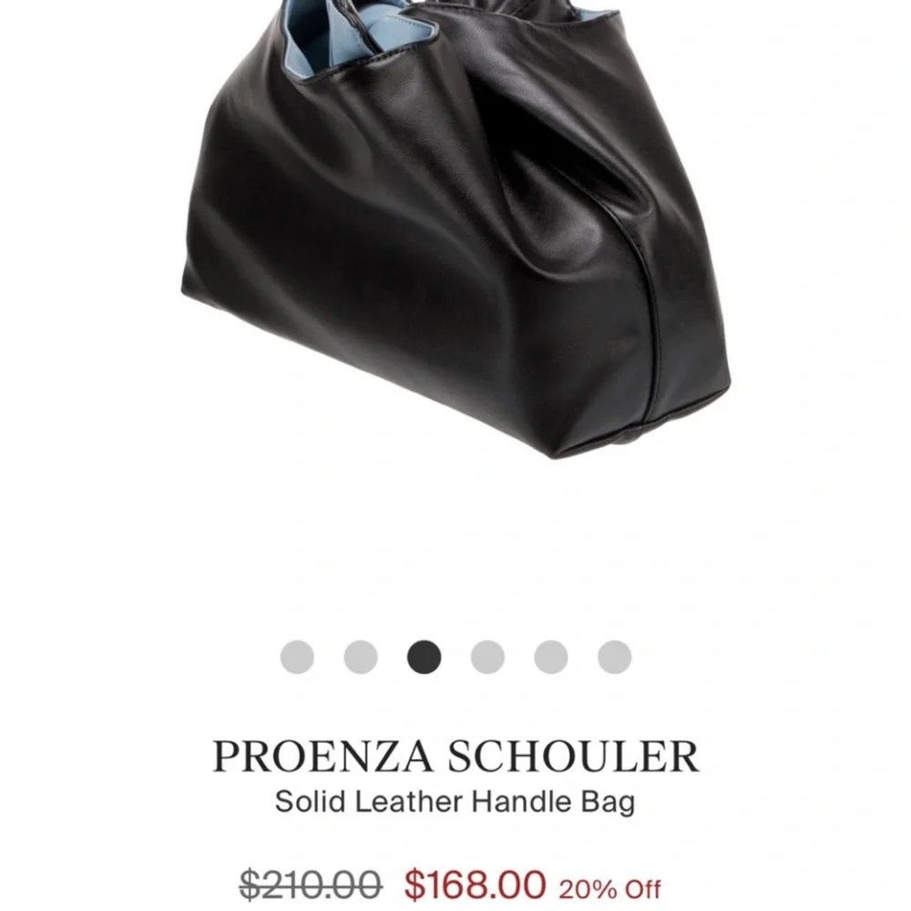 Merit x Proenza Schouler‎ bag - Reversable Vegan Leather Clutch Cosmetic Bag